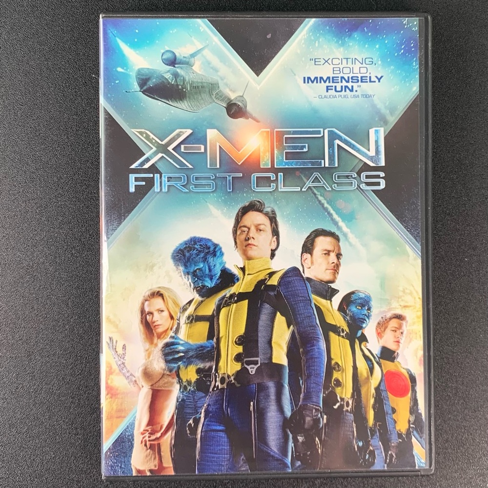 X-Men: First Class DVD.